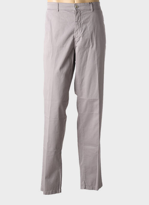Pantalon chino gris DELAHAYE pour homme