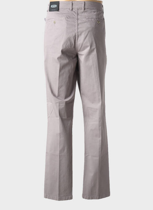 Pantalon chino gris DELAHAYE pour homme