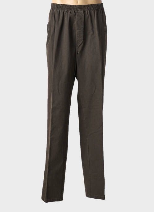 Pantalon chino marron LUIGI MORINI pour homme