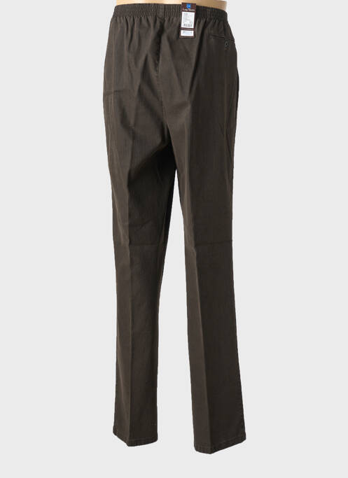 Pantalon chino marron LUIGI MORINI pour homme