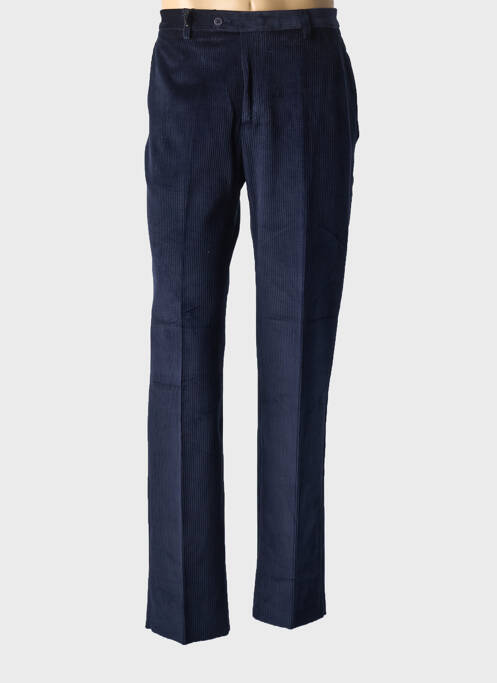 Pantalon droit bleu PIERRE D'ARLANC pour homme