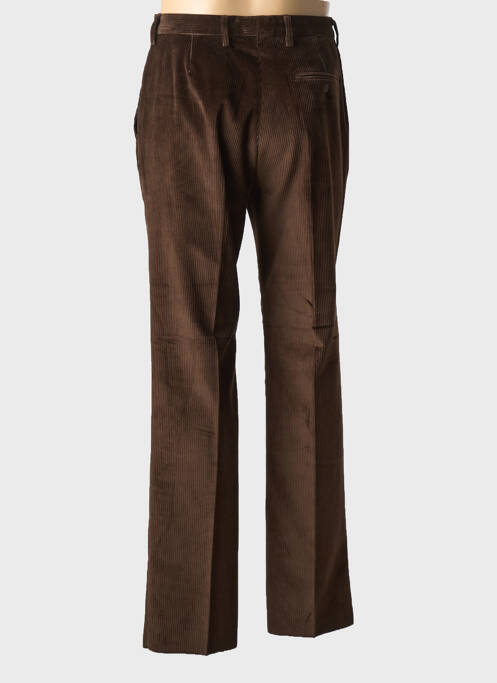 Pantalon droit marron LMA pour homme