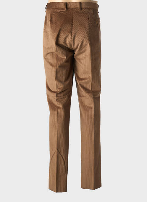 Pantalon droit marron PIERRE D'ARLANC pour homme