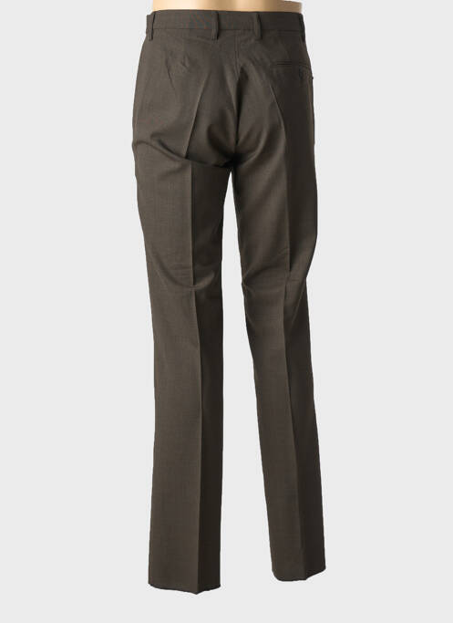 Pantalon slim marron PIERRE D'ARLANC pour homme