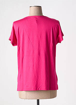 T-shirt coupe droite manches courtes rose MERI & ESCA femme