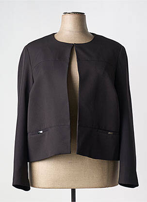 Boléro col rond noir GREGORY PAT femme
