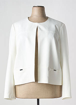 Boléro col rond blanc GREGORY PAT femme