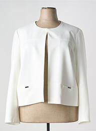 Boléro col rond blanc GREGORY PAT femme