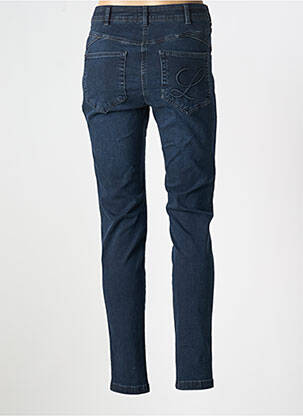 Jeans skinny taille haute taille haute bleu DELAHAYE femme