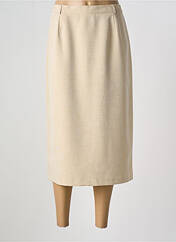 Jupe mi-longue beige BRIGITTE SAGET pour femme seconde vue