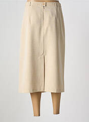 Jupe mi-longue beige BRIGITTE SAGET pour femme seconde vue