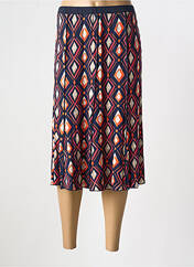 Jupe mi-longue bleu GUY DUBOUIS pour femme seconde vue