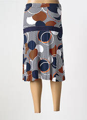 Jupe mi-longue orange FRANCE RIVOIRE pour femme seconde vue