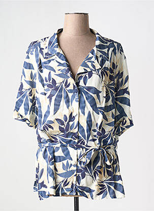 Tunique manches courtes bleu GRIFFON pour femme