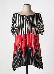 Tunique manches courtes noir PURPLEROSE pour femme seconde vue