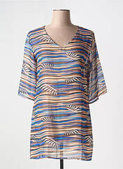 Tunique manches longues marron DEIDAD pour femme seconde vue