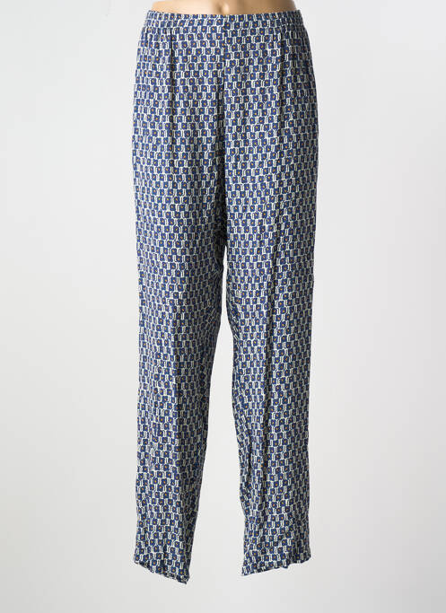 Pantalon droit bleu GRIFFON pour femme