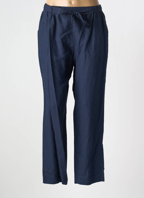 Pantalon droit bleu GRIFFON pour femme