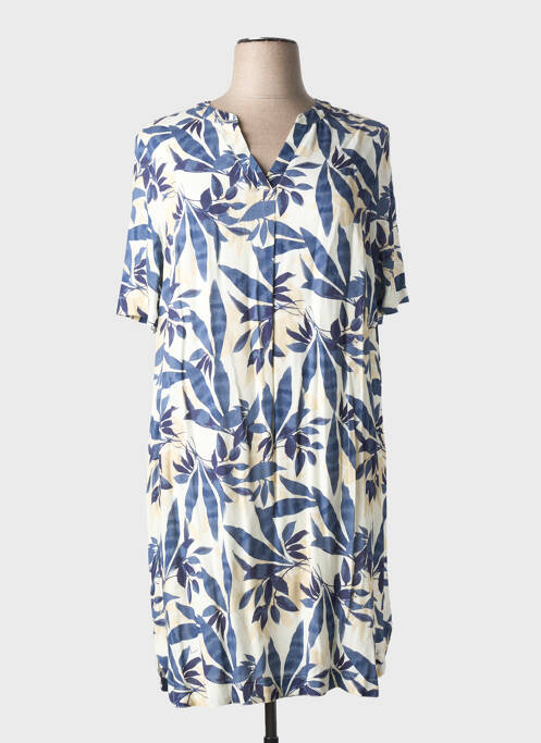 Robe mi-longue bleu GRIFFON pour femme