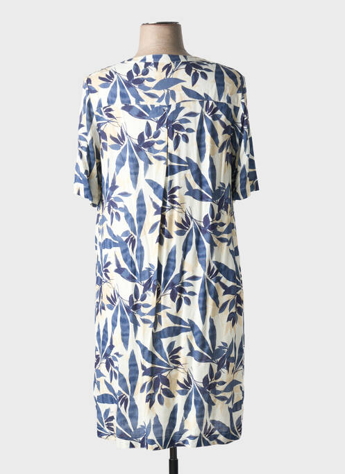 Robe mi-longue bleu GRIFFON pour femme