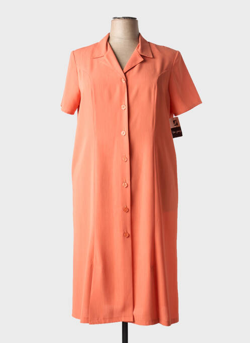 Robe mi-longue orange SAN FRANCISCO pour femme
