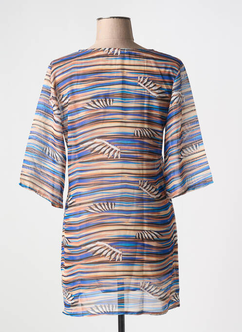 Tunique manches longues marron DEIDAD pour femme