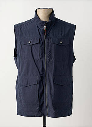 Gilet sans manche coupe cintrée bleu COFOX homme