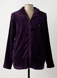 Robe de chambre stretch violet MASSANA homme