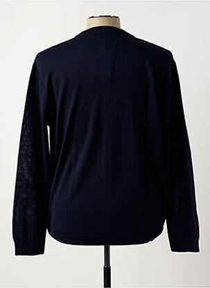 Gilet manches longues col v bleu LOUIS VICTOR homme