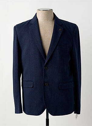 Blazer coupe cintrée bleu DELAHAYE homme