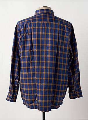 Chemise manches longues coupe droite bleu LOUIS VICTOR homme