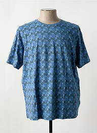 T-shirt coupe cintrée manches courtes bleu COFOX homme