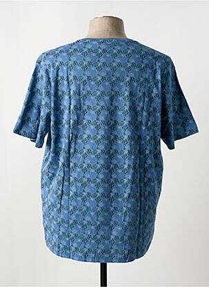 T-shirt coupe cintrée manches courtes bleu COFOX homme