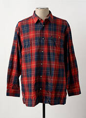 Chemise manches longues rouge GIVERDY pour homme seconde vue