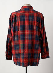 Chemise manches longues rouge GIVERDY pour homme seconde vue