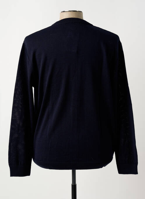 Gilet manches longues bleu LOUIS VICTOR pour homme