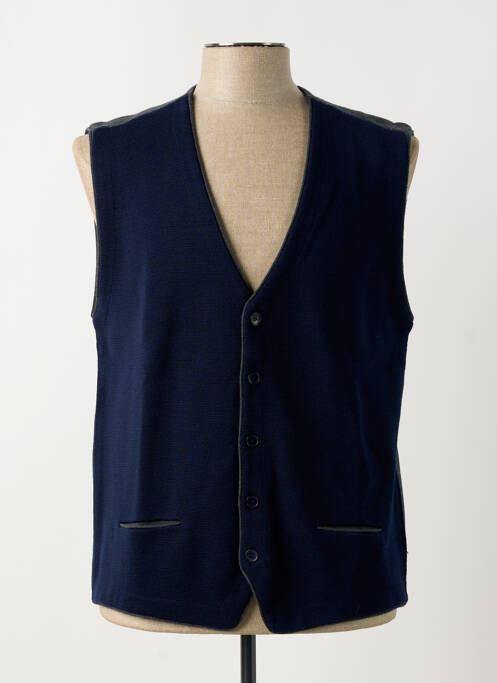 Gilet sans manche bleu LOUIS VICTOR pour homme