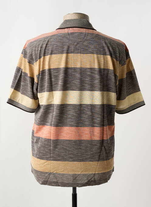 Polo marron LOUIS VICTOR pour homme