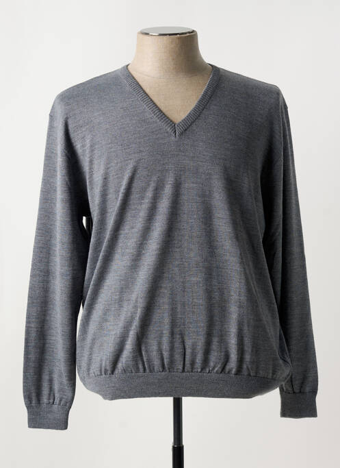 Pull gris LOUIS VICTOR pour homme