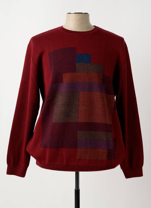 Pull rouge LOUIS VICTOR pour homme