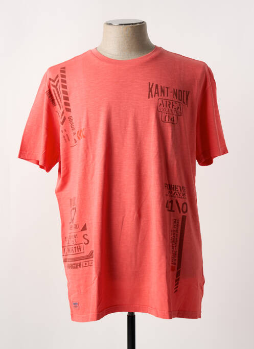 T-shirt rouge MASSANA pour homme