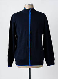 Veste casual manches longues bleu LOUIS VICTOR homme