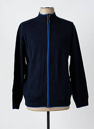 Veste casual manches longues bleu LOUIS VICTOR homme