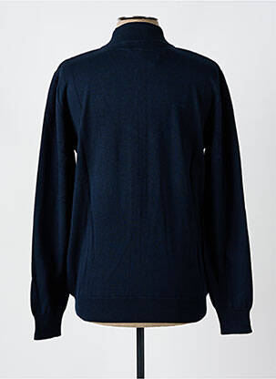 Veste casual col col montant bleu LOUIS VICTOR homme