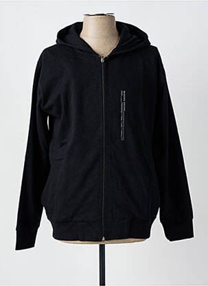 Veste casual resserrée sur le bas noir MASSANA homme