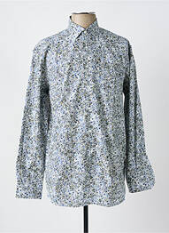 Chemise manches longues imprimé fantaisie bleu LOUIS VICTOR homme