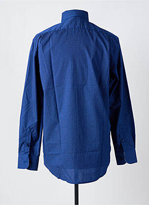 Chemise manches longues imprimé fantaisie bleu ARMORIAL homme