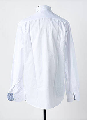 Chemise manches longues coupe droite blanc LOUIS VICTOR homme