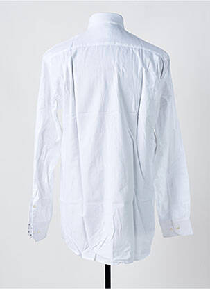 Chemise manches longues coupe droite blanc LOUIS VICTOR homme