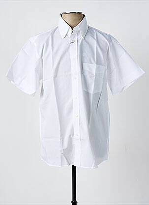 Chemise manches courtes coupe droite blanc ALLONA homme